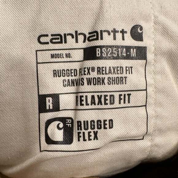 Carhartt | Lot of 2 Men's 36 Rugged Flex Relaxed Fit Canvas Work Shorts BS2514-M - Picture 15 of 16